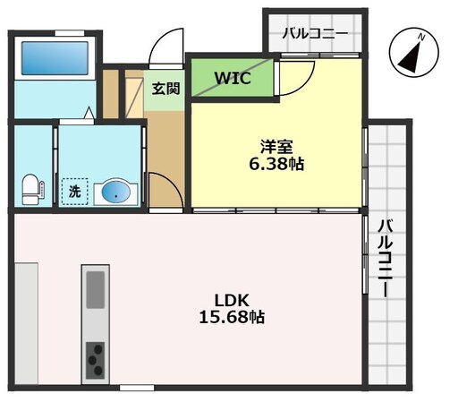 Proud秦南の物件間取画像